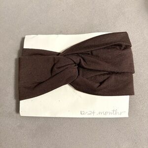 Brown Knotted Headband